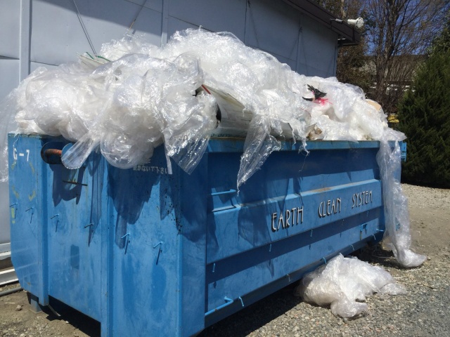 製造工場より排出される廃プラスチック