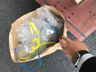 物流倉庫から排出された廃プラスチック類