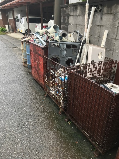 住宅設備業者から排出された廃棄物